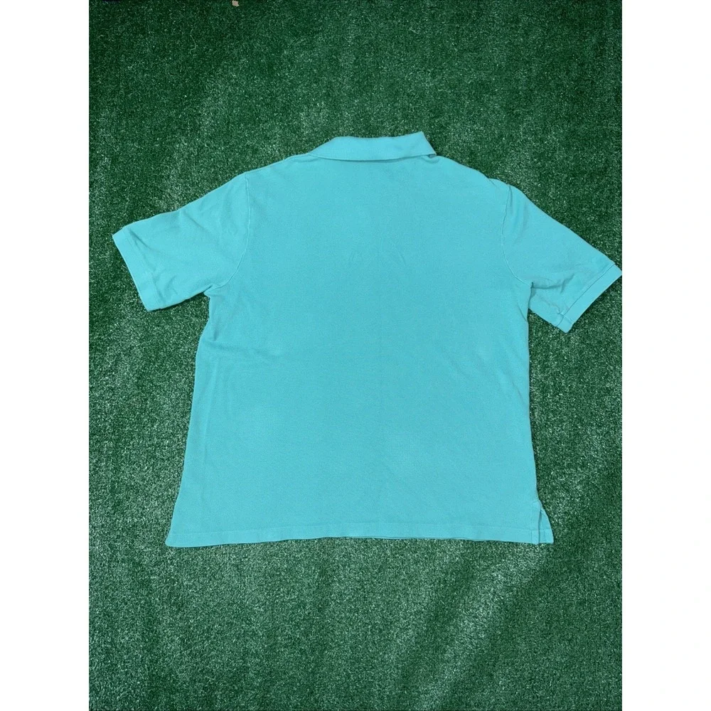 Ralph Lauren Golf Polo Mens Shirt X-Large Teal‎ Performance Pima Cotton LOGO